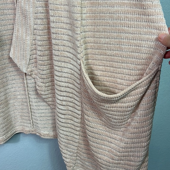 NWT BCBGeneration Rose Smoke Open Front Blanket Knit Sleeveless Cover-Up XS - Picture 8 of 12